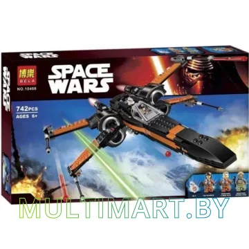 Конструктор Bela 10466 Истребитель X-wing T-70 (742 детали)